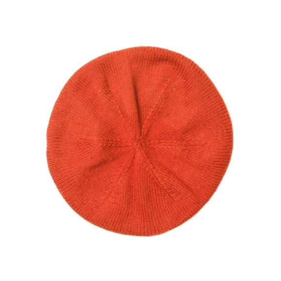 Dinadi Merino Beret - Burnt Orange - Picture 1 of 11